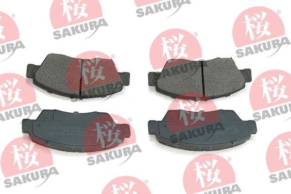 SAKURA 600-40-6645 - Гальмівні колодки, дискові гальма autozip.com.ua