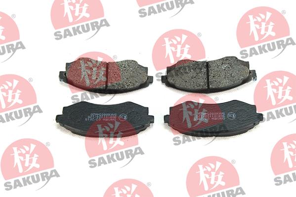 SAKURA 600-05-4620 - Гальмівні колодки, дискові гальма autozip.com.ua