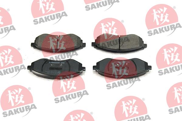 SAKURA 600-00-8410 - Гальмівні колодки, дискові гальма autozip.com.ua