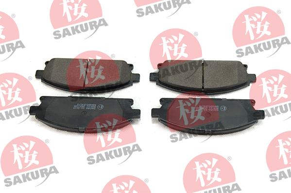 SAKURA 600-10-4173 - Гальмівні колодки, дискові гальма autozip.com.ua