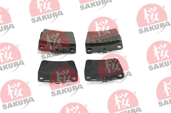 SAKURA 601-20-3990 - Гальмівні колодки, дискові гальма autozip.com.ua