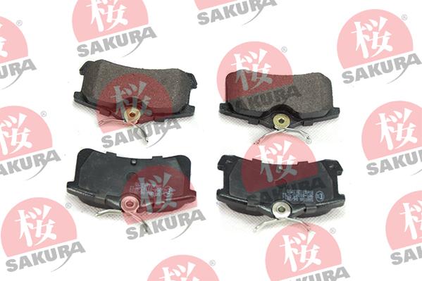 SAKURA 601-20-3755 - Гальмівні колодки, дискові гальма autozip.com.ua