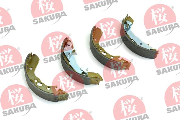 SAKURA 602-05-4630 - Комплект гальм, барабанний механізм autozip.com.ua