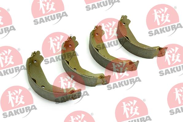 SAKURA 602-00-4605 - Комплект гальм, ручник, парковка autozip.com.ua