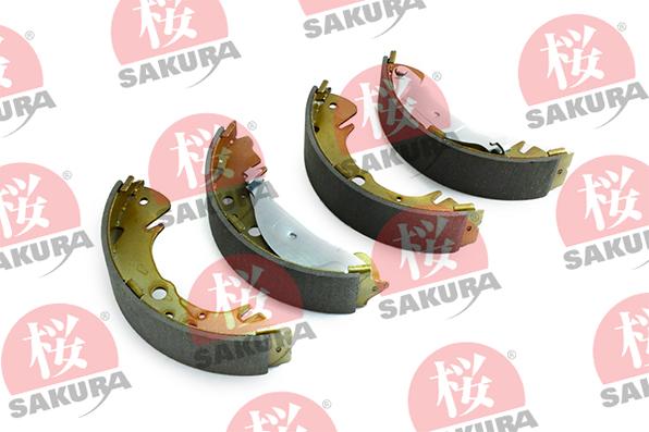 SAKURA 602-00-4602 - Комплект гальм, барабанний механізм autozip.com.ua