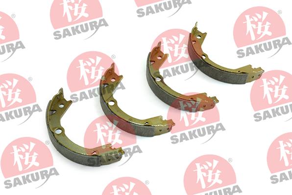 SAKURA 602-00-4613 - Комплект гальм, ручник, парковка autozip.com.ua