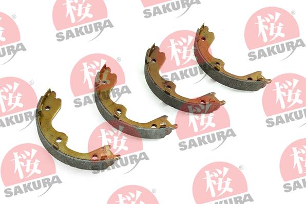 SAKURA 602-00-4001 - Комплект гальм, ручник, парковка autozip.com.ua