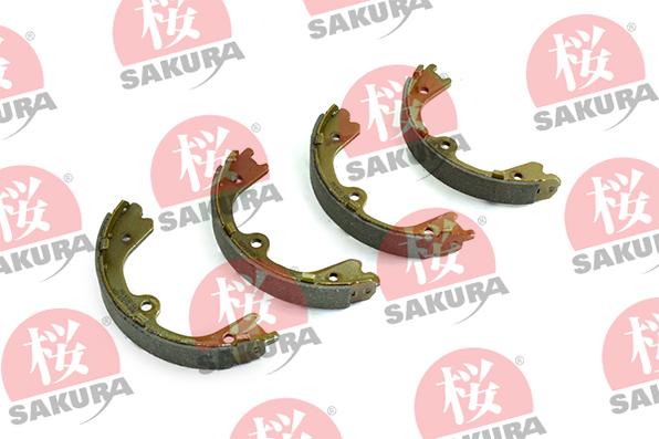 SAKURA 602-00-4121 - Комплект гальм, ручник, парковка autozip.com.ua