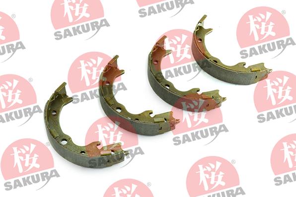 SAKURA 602-00-6612 - Комплект гальм, ручник, парковка autozip.com.ua