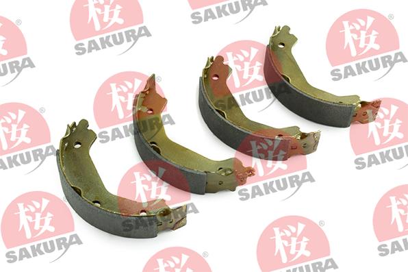 SAKURA 602-03-4616 - Комплект гальм, ручник, парковка autozip.com.ua