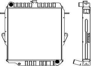 SAKURA Automotive 1461-0407 - Радіатор, охолодження двигуна autozip.com.ua