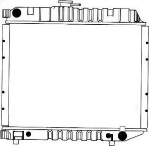 SAKURA Automotive 1311-0203 - Радіатор, охолодження двигуна autozip.com.ua