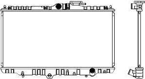 SAKURA Automotive 1210-0106 - Радіатор, охолодження двигуна autozip.com.ua