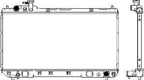 SAKURA Automotive 3461-1026 - Радіатор, охолодження двигуна autozip.com.ua