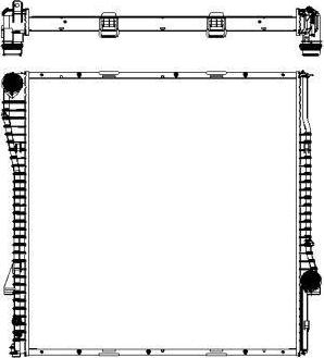 SAKURA Automotive 3011-1009 - Радіатор, охолодження двигуна autozip.com.ua