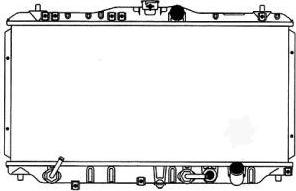 SAKURA Automotive 2212-1006 - Радіатор, охолодження двигуна autozip.com.ua