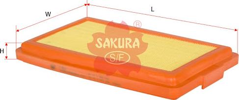 SAKURA Automotive A-3001 - Повітряний фільтр autozip.com.ua