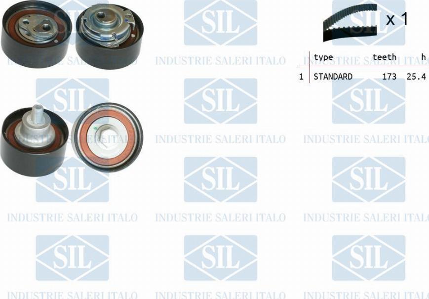 Saleri SIL TK1491 - Комплект ременя ГРМ autozip.com.ua