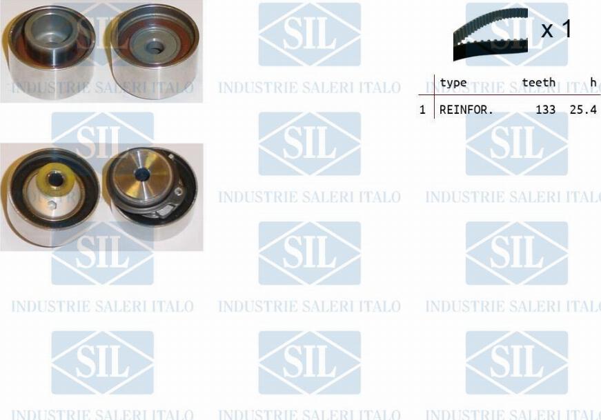 Saleri SIL TK1419 - Комплект ременя ГРМ autozip.com.ua
