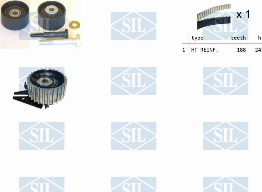 Saleri SIL TK1520 - Комплект ременя ГРМ autozip.com.ua