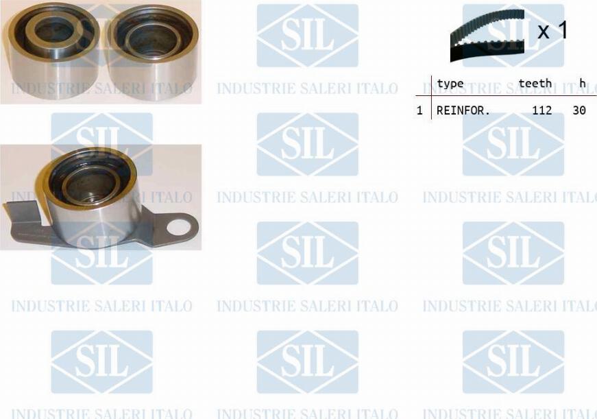 Saleri SIL TK1150 - Комплект ременя ГРМ autozip.com.ua