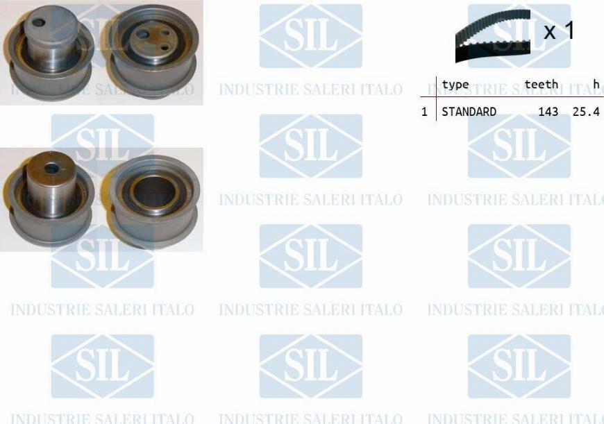 Saleri SIL TK1181 - Комплект ременя ГРМ autozip.com.ua