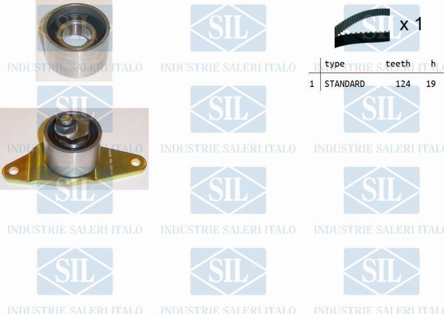 Saleri SIL TK1171 - Комплект ременя ГРМ autozip.com.ua