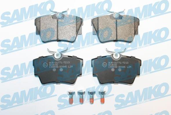 Samko 5SP946 - Гальмівні колодки, дискові гальма autozip.com.ua