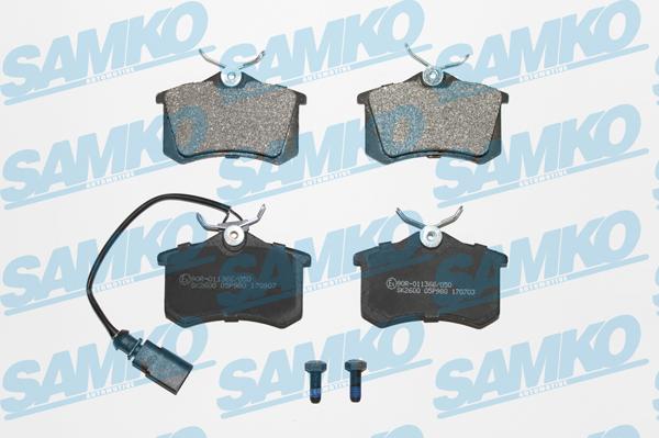 Samko 5SP980 - Гальмівні колодки, дискові гальма autozip.com.ua