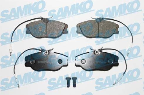 Samko 5SP498 - Гальмівні колодки, дискові гальма autozip.com.ua