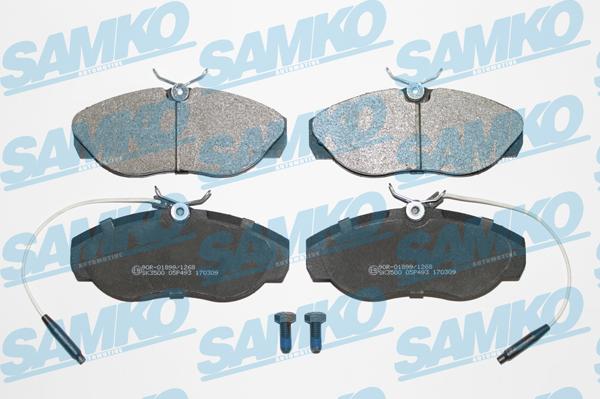 Samko 5SP493 - Гальмівні колодки, дискові гальма autozip.com.ua