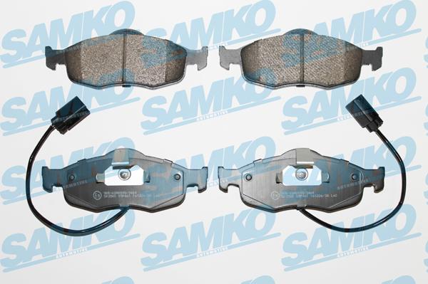 Samko 5SP461 - Гальмівні колодки, дискові гальма autozip.com.ua