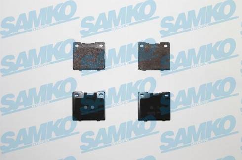Samko 5SP438 - Гальмівні колодки, дискові гальма autozip.com.ua