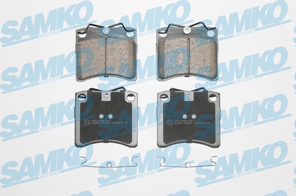 Samko 5SP437 - Гальмівні колодки, дискові гальма autozip.com.ua