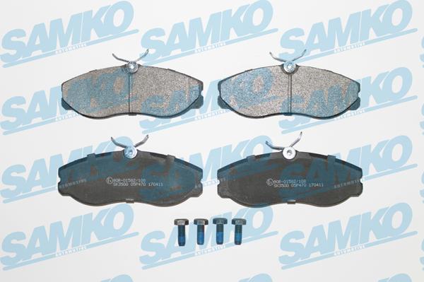 Samko 5SP470 - Гальмівні колодки, дискові гальма autozip.com.ua
