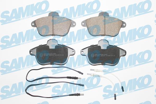 Samko 5SP478 - Гальмівні колодки, дискові гальма autozip.com.ua