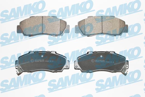 Samko 5SP472 - Гальмівні колодки, дискові гальма autozip.com.ua