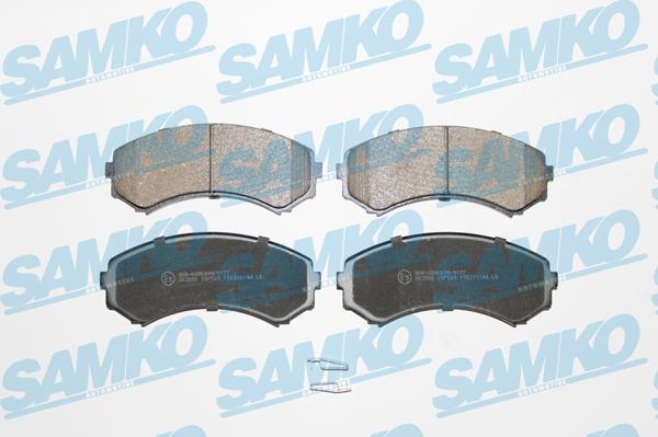 Samko 5SP569 - Гальмівні колодки, дискові гальма autozip.com.ua