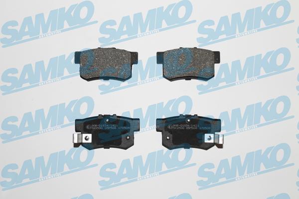 Samko 5SP508 - Гальмівні колодки, дискові гальма autozip.com.ua