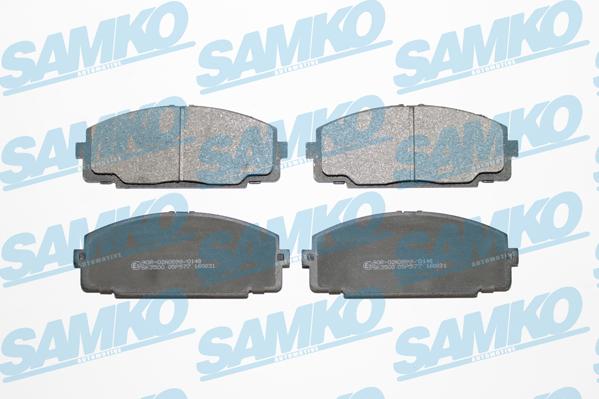 Samko 5SP577 - Гальмівні колодки, дискові гальма autozip.com.ua