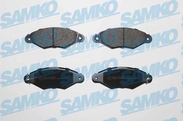 Samko 5SP661 - Гальмівні колодки, дискові гальма autozip.com.ua