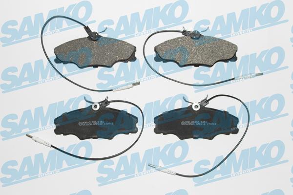 Samko 5SP619 - Гальмівні колодки, дискові гальма autozip.com.ua