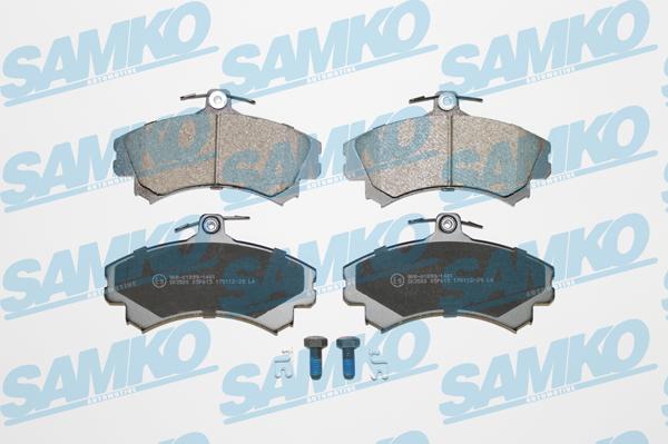 Samko 5SP615 - Гальмівні колодки, дискові гальма autozip.com.ua