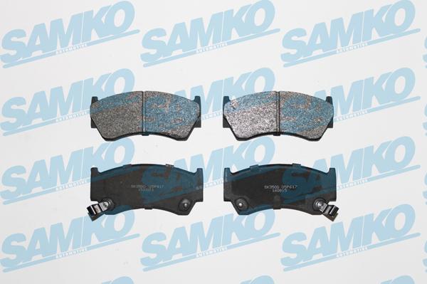 Samko 5SP617 - Гальмівні колодки, дискові гальма autozip.com.ua