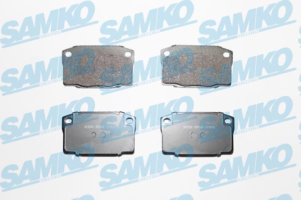 Samko 5SP681 - Гальмівні колодки, дискові гальма autozip.com.ua