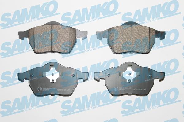 Samko 5SP639 - Гальмівні колодки, дискові гальма autozip.com.ua