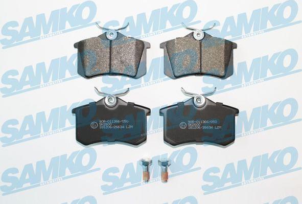 Samko 5SP634 - Гальмівні колодки, дискові гальма autozip.com.ua