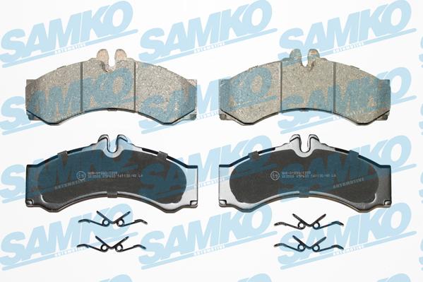 Samko 5SP633 - Гальмівні колодки, дискові гальма autozip.com.ua