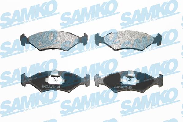 Samko 5SP628 - Гальмівні колодки, дискові гальма autozip.com.ua