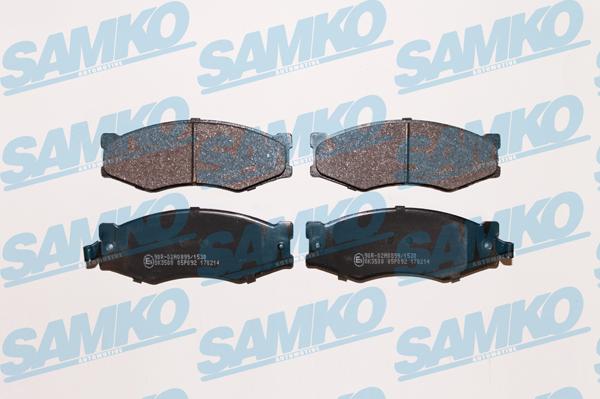 Samko 5SP092 - Гальмівні колодки, дискові гальма autozip.com.ua